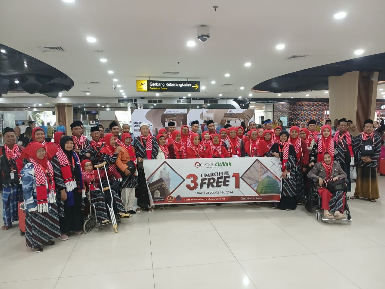 Keberangkatan Perdana paket Umroh 3 Free 1 Musim 1446 H / 2024