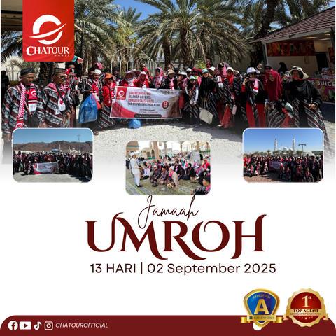 Jamaah Umroh Keberangkatan 2 September 2025 Program 13 Hari