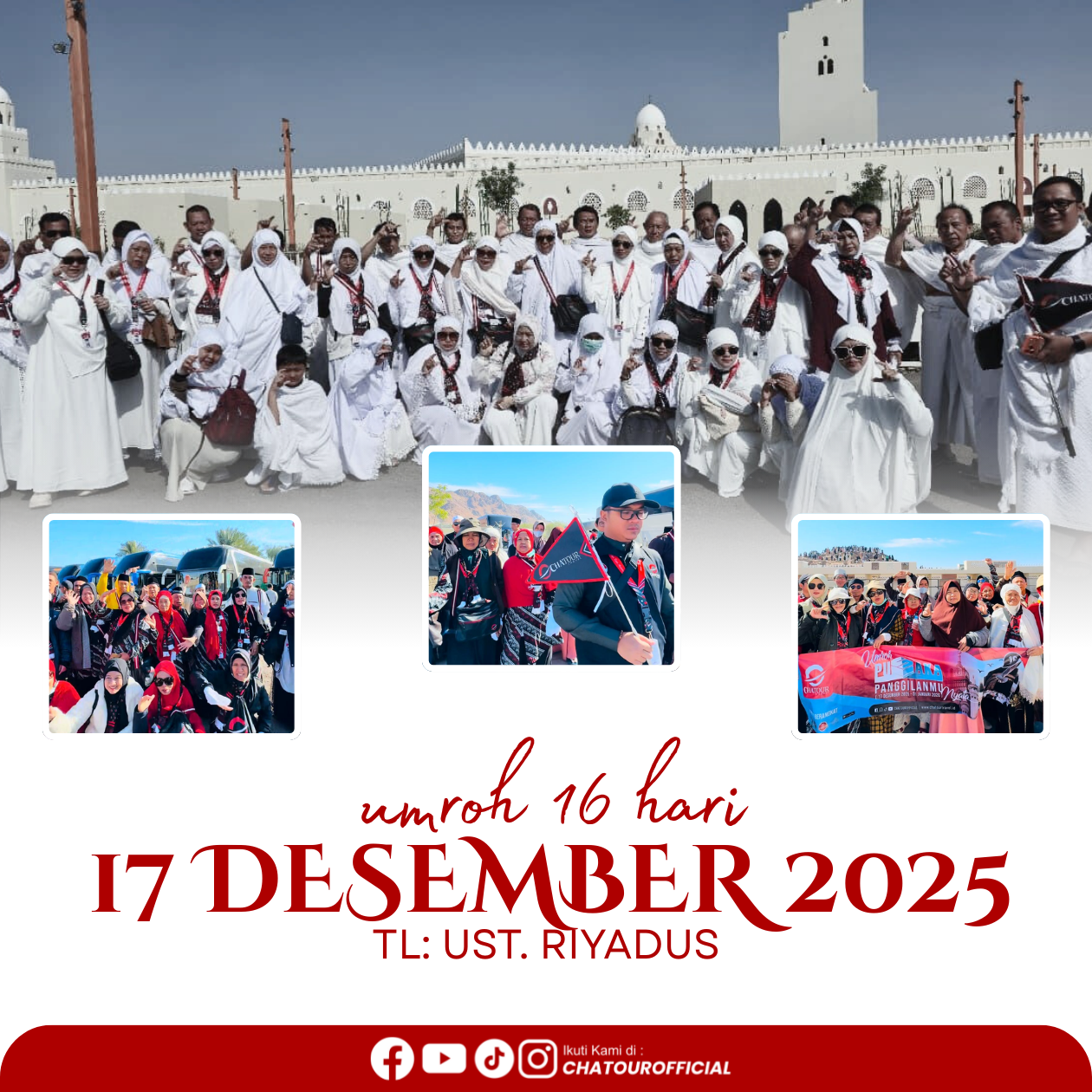 DOKUMENTASI GROUP UMROH 17 DESEMBER 2025 | PROGRAM 16 HARI