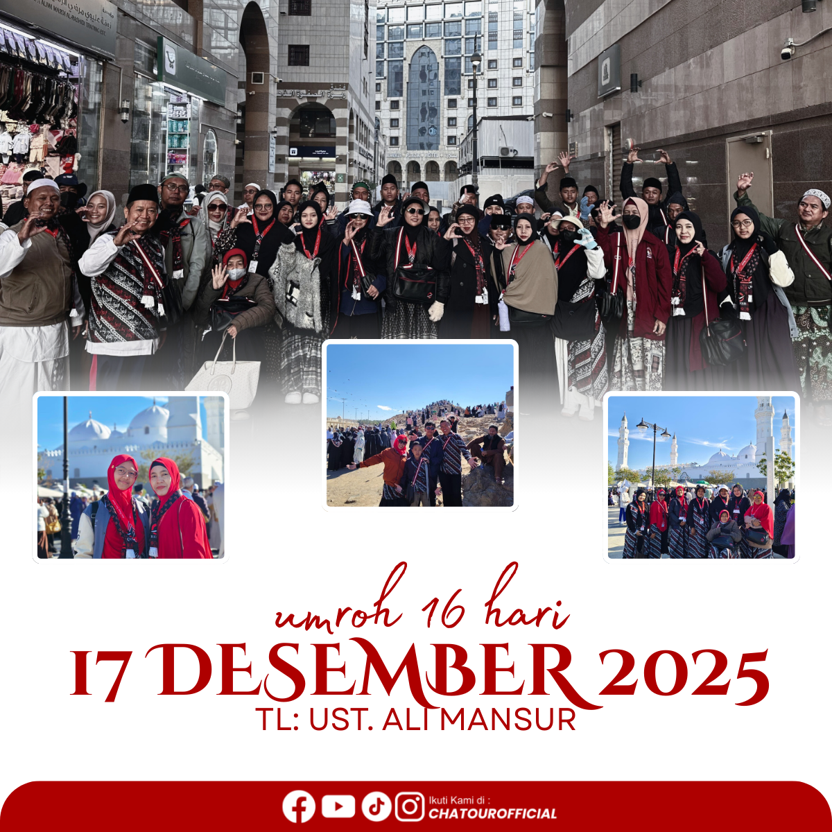 DOKUMENTASI GROUP UMROH 17 DESEMBER 2025 | PROGRAM 16 HARI