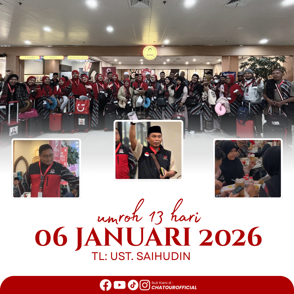 KEBERANGKATAN GROUP UMROH 06 JANUARI 2026 | PROGRAM 1`3 HARI