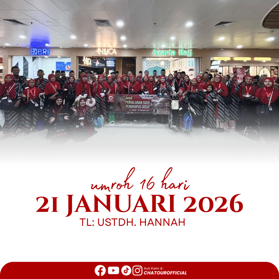 KEBERANGKATAN GROUP UMROH 21 JANUARI 2026 | PROGRAM 16 HARI