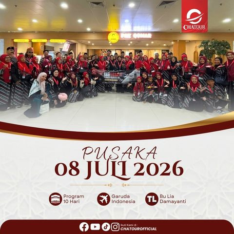 GROUP UMROH KEBERANGKATAN 08 JULI 2026 | 10 HARI BY GARUDA INDONESIA