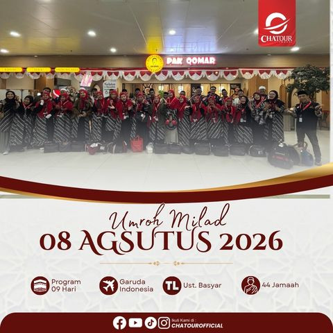 08 AGUSTUS 2026 | 09 HARI BY LION AIR