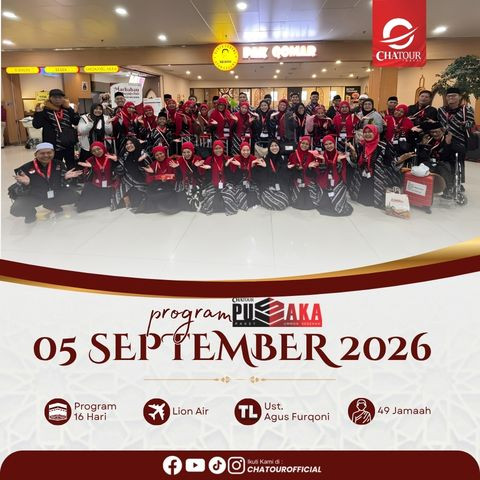 05 SEPTEMBER 2026 | 16 HARI BY LION AIR