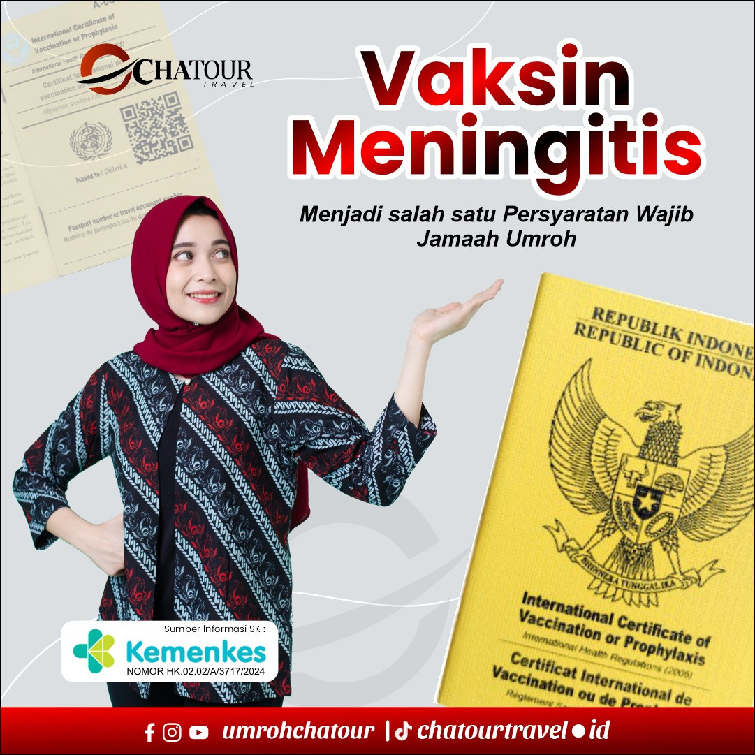 Lengkapi segera Vaksin Miningitis sebelum berangkat ke Tanah Suci