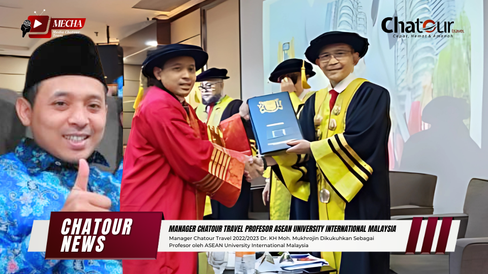 Manager Chatour Travel Dikukuhkan Sebagai Profesor oleh ASEAN University International Malaysia