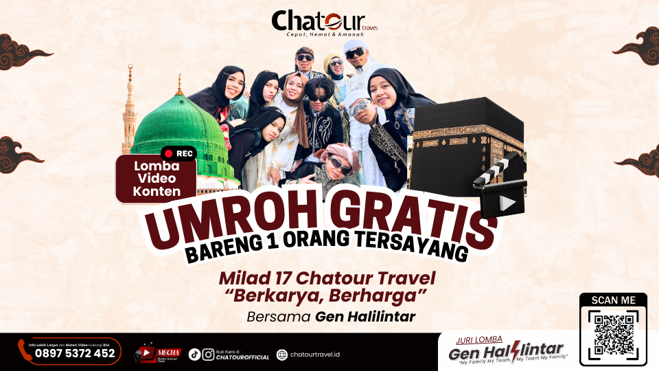 UMROH GRATIS BARENG 1 ORANG TERSAYANG