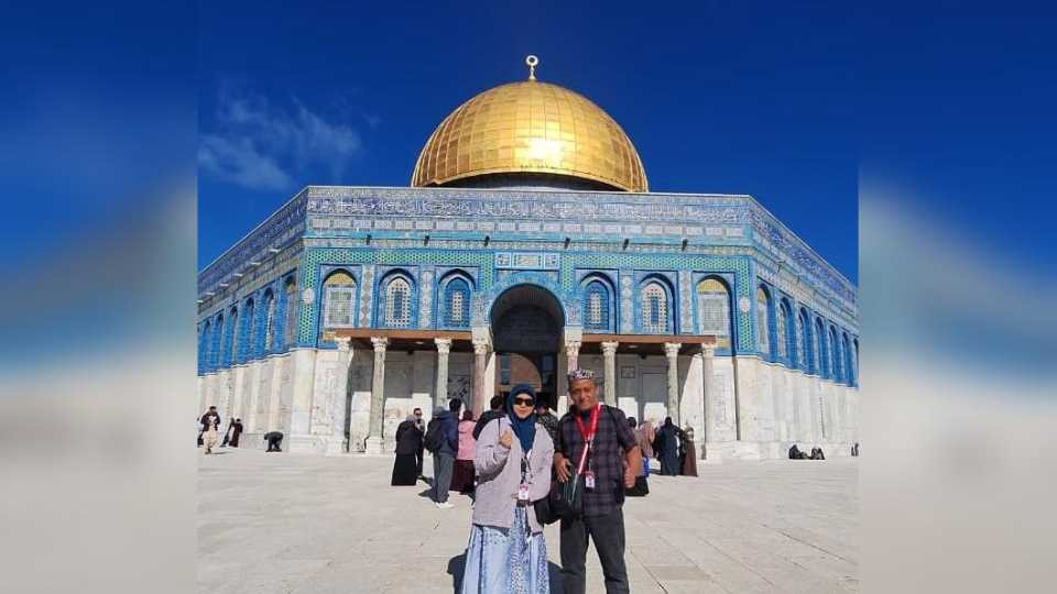 Momen Bersejarah! Jamaah Chatour Travel Tiba di Al-Aqsa Tepat di Malam Isra Mi’raj 2026