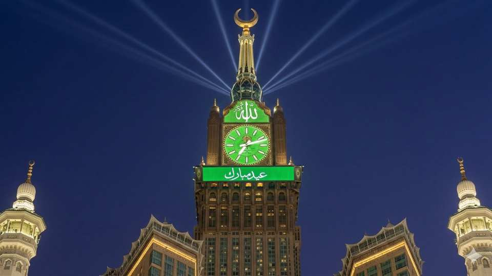 Arab Saudi Tetapkan 1 Syawal 1447 H Jatuh  pada 20 Maret 2026, Jamaah Chatour Travel Rayakan Idul Fitri di Makkah