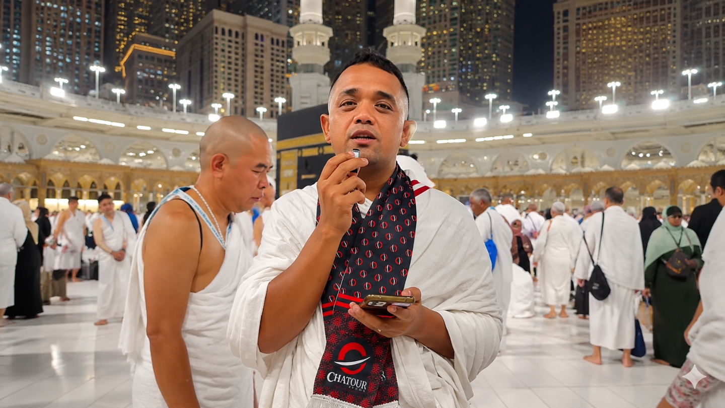 Jamaah Asal Kaltara Buktikan Kualitas Layanan Chatour Travel Hingga ke Tanah Suci