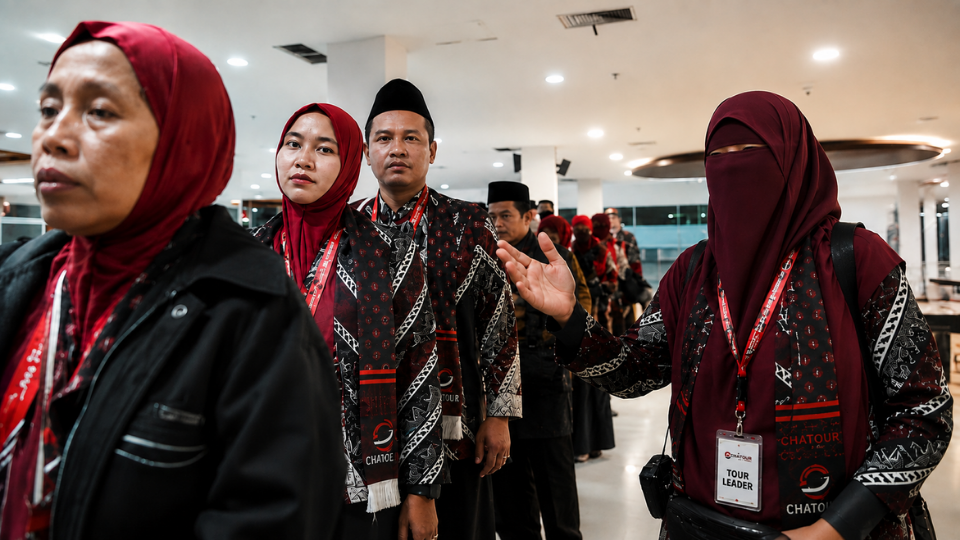 Kisah Inspiratif Guru Honorer Sumenep Sukses Bawa Ratusan Jamaah Bersama Chatour